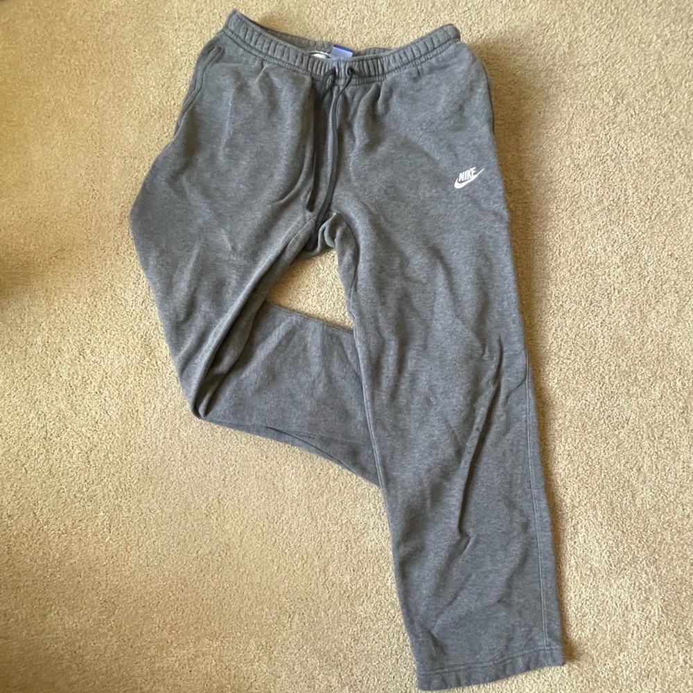 Nike grey sweatshirt material sweats